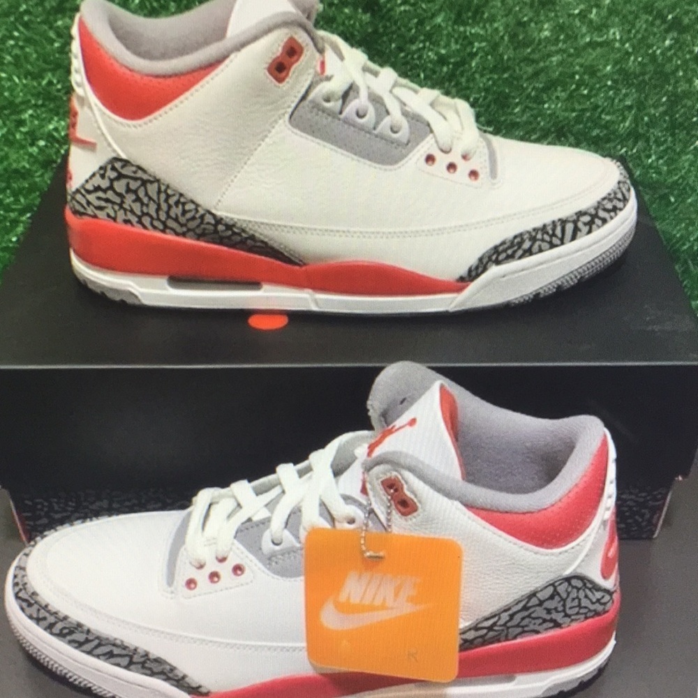 Nike Women's White and Red Sneakers